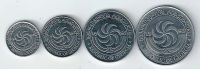 Лот: 20498158. Фото: 2. 1 , 2 , 10 и 20 тетри 1993 год... Монеты