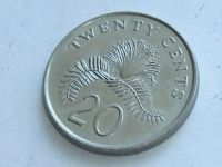 Лот: 7761852. Фото: 7. Монета 20 цент Сингапур 1996 герб...