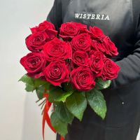 Лот: 21136347. Фото: 4. Букет 15 красных роз. Красноярск