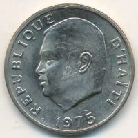 Лот: 9476491. Фото: 2. 10 сантимов 1975 год. Гаити. Президент... Монеты