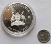 Лот: 7051474. Фото: 2. Уганда 100 Шиллингов 2010 Хищники... Монеты