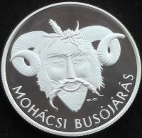 Лот: 6274291. Фото: 2. Венгрия 5000 форинтов 2012г серебро... Монеты