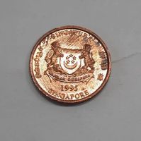 Лот: 21233795. Фото: 2. Монета Сингапур 1 цент 1995г. Монеты