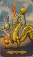 Лот: 21721431. Фото: 3. Карты Таро "Tarot of Dragons Cards... Сувениры, подарки