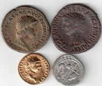 Лот: 4604436. Фото: 2. Античные монеты 4шт. Копии. Монеты
