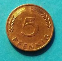 Лот: 20773028. Фото: 2. Германия (ФРГ) 5 пфеннингов 1950... Монеты