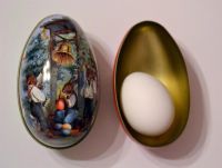 Лот: 3888482. Фото: 2. НОВОЕ сувенирное пасхальное яйцо-коробочка. Сувениры, подарки