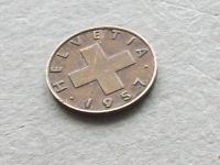 Лот: 16237752. Фото: 2. Монета 1 раппен один Швейцария... Монеты
