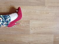 Лот: 20524014. Фото: 2. Туфли лодочки красные из замши. Женская обувь
