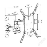 Лот: 2005207. Фото: 2. Кронштейн для ЖК/LED тв 26"-55... Аксессуары