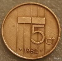 Лот: 8222974. Фото: 2. 5 центов 1982 Нидерланды. Монеты