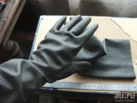 Лот: 12729939. Фото: 9. Перчатки черная резина рукавицы...