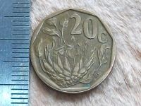 Лот: 9579949. Фото: 5. Монета 20 цент ЮАР южноафриканская...
