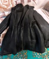 Лот: 18675440. Фото: 3. Куртка дубленка черная 44-45 размер. Одежда, обувь, галантерея
