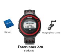 Лот: 4440046. Фото: 2. Garmin Forerunner 220 Black/Red... Смартфоны, связь, навигация