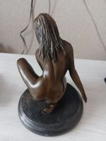 Лот: 20659510. Фото: 2. статуэтка девушка обнаженная бронза. Сувениры