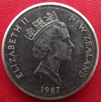 Лот: 1588207. Фото: 2. (№631) 5 центов 1987 (Новая Зеландия... Монеты
