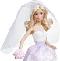 Лот: 10125400. Фото: 2. Кукла Barbie "Невеста" (арт.DHC35... Игрушки