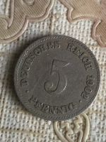 Лот: 16697422. Фото: 2. Германия 5 пфеннигов, 1902 Отметка... Монеты