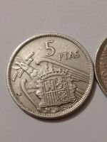 Лот: 21726247. Фото: 2. 5 песет 1957 г. Испания. Монеты