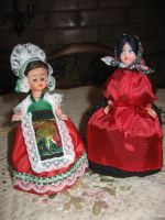 Лот: 17356003. Фото: 2. Винтажные куклы в старинных национальных... Коллекционирование, моделизм