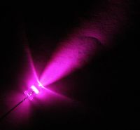 Лот: 3901119. Фото: 4. Пурпурный светодиод 5мм ультраяркий...