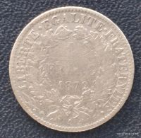 Лот: 19152729. Фото: 2. 1 франк 1872 Франция Серебро. Монеты