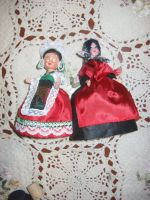Лот: 17356003. Фото: 8. Винтажные куклы в старинных национальных...