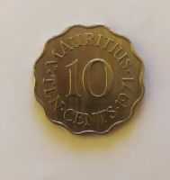 Лот: 19944704. Фото: 2. Маврикий 10 центов 1971. Монеты