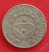 Лот: 1792928. Фото: 2. (№1641) 25 сентимо 1998 (Филиппины... Монеты