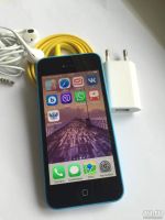 Лот: 9635576. Фото: 3. iPhone 5c 16Gb Синий Blue. Красноярск