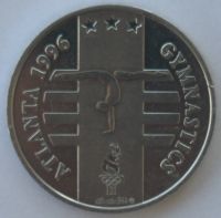 Лот: 4313928. Фото: 2. Жетон Олимпиада США Атланта 1996... Значки, медали, жетоны