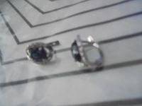 Лот: 19256658. Фото: 2. серьги серебро камень с сапфир... Ювелирные изделия, бижутерия, часы