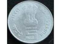 Лот: 5962451. Фото: 2. Индия 5 рупий 2010г = Госбанку... Монеты