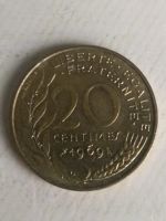 Лот: 15926027. Фото: 2. Франция 20 сантимов, 1969. Монеты