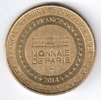 Лот: 5889880. Фото: 2. Франция 2014 жетон медаль Париж... Значки, медали, жетоны