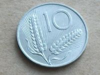 Лот: 8693837. Фото: 2. Монета 10 лир Италия 1978 сельское... Монеты