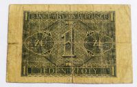 Лот: 21973987. Фото: 2. Польша 1 злотый 1941 (оккупация... Банкноты
