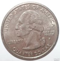 Лот: 9748445. Фото: 2. квотер (25 центов) 2001 год. США... Монеты