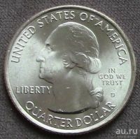 Лот: 9590114. Фото: 2. США 25 центов 2014г АНЦ = Великие... Монеты