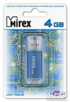 Лот: 8797709. Фото: 2. Флешка USB 4 ГБ Mirex Unit синий... Носители информации