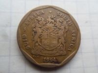 Лот: 21234913. Фото: 2. ЮАР 50 центов 1994. Монеты