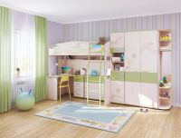 Лот: 4520335. Фото: 3. Мебель для детской комнаты«Акварель... Мебель