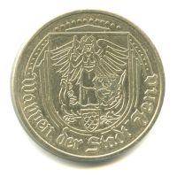 Лот: 18180488. Фото: 2. Германия медаль жетон Rathaus... Значки, медали, жетоны