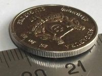 Лот: 7766489. Фото: 2. Монета 20 цент Сингапур 1997 герб... Монеты