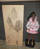 Лот: 21422651. Фото: 2. Новая редкая шарнирная кукла афроамериканка... Коллекционирование, моделизм