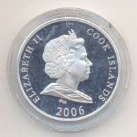 Лот: 12157850. Фото: 2. Острова Кука 10 долларов 2006... Монеты