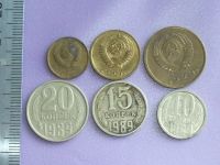 Лот: 10931821. Фото: 6. Монета копейка СССР 1989 набор...
