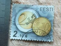 Лот: 10416779. Фото: 2. Марка 2.10 евро Эстония 2011 монеты... Коллекционирование, моделизм