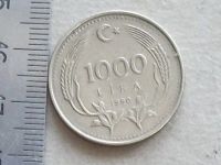 Лот: 19306469. Фото: 7. Монета 1000 лир Турция 1990 портрет